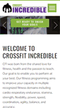 Mobile Screenshot of crossfitincredible.com